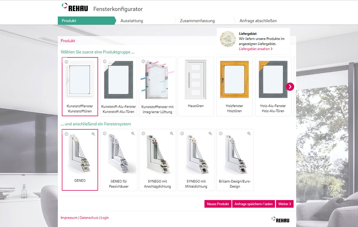 Homepage Fa. Fensterbau Eeten: Startbild